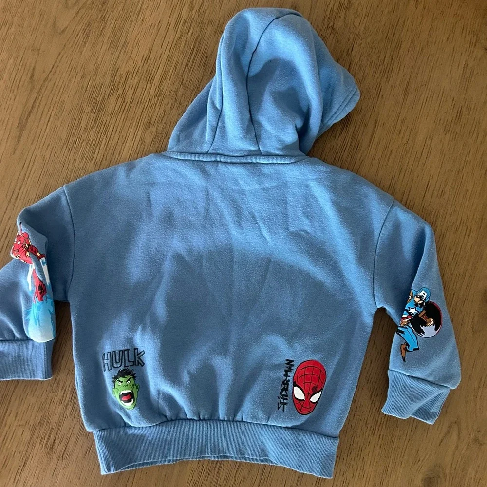 Boys Marvel Spiderman Bundle 3T Hoodie & Hanna Andersson Pajama Set